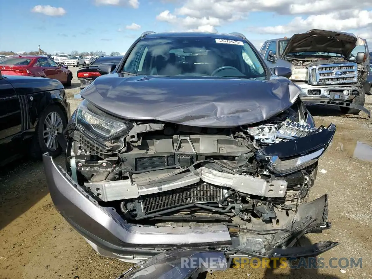 5 fotografías del automóvil dañado 7FART6H91ME031189 HONDA CRV 2021