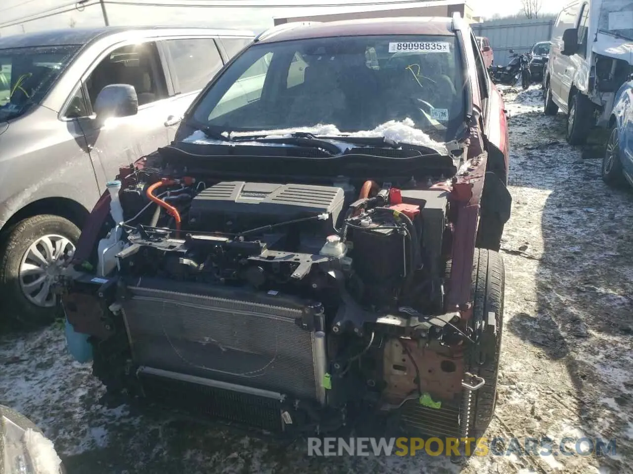 5 fotografías del automóvil dañado 7FART6H94ME008327 HONDA CRV 2021
