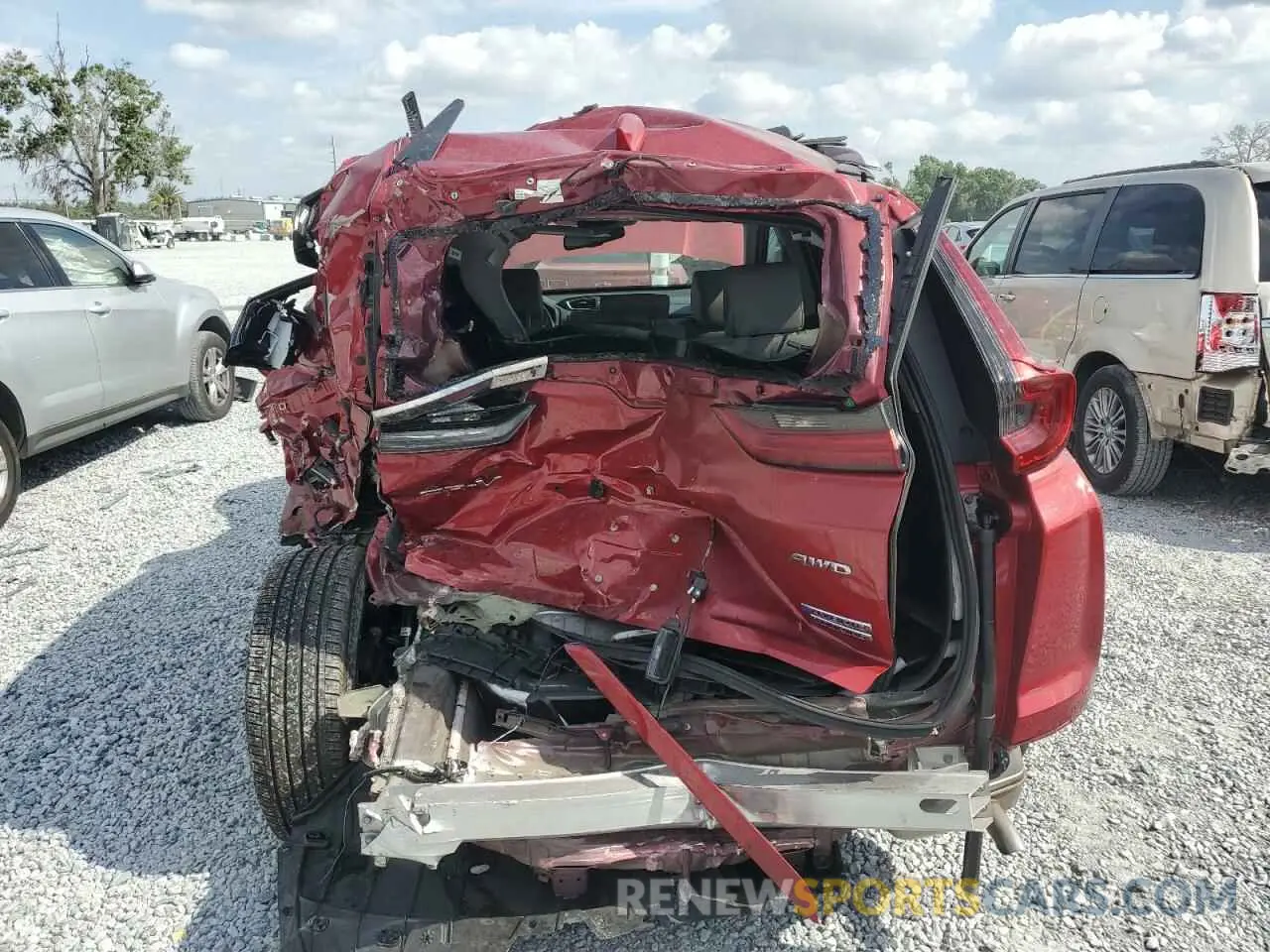 6 fotografías del automóvil dañado 7FART6H99ME035586 HONDA CRV 2021