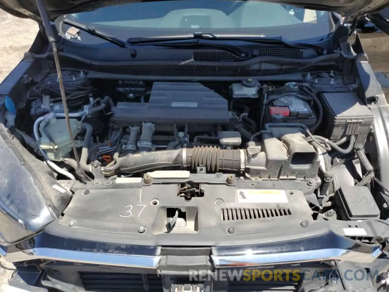12 fotografías del automóvil dañado 7FARW1H58ME010718 HONDA CRV 2021
