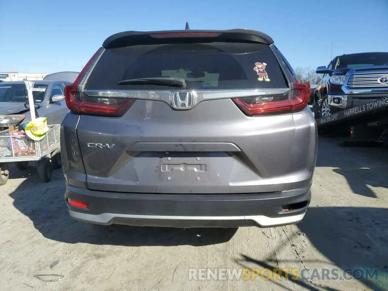 6 fotografías del automóvil dañado 7FARW1H83ME000186 HONDA CRV 2021