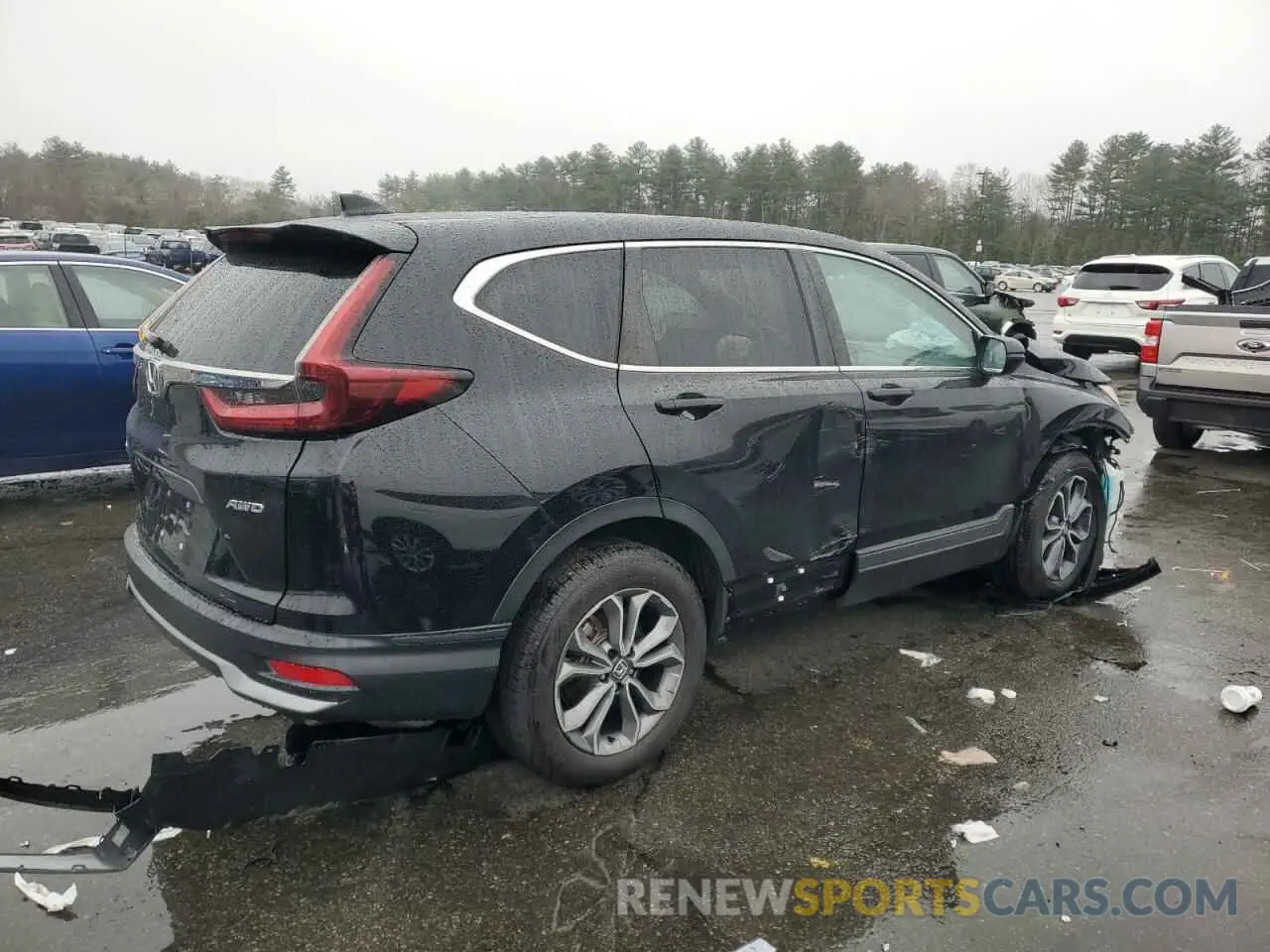 3 fotografías del automóvil dañado 7FARW2H56ME003773 HONDA CRV 2021