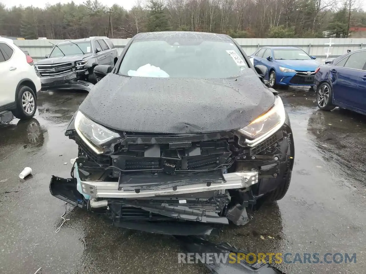5 fotografías del automóvil dañado 7FARW2H56ME003773 HONDA CRV 2021