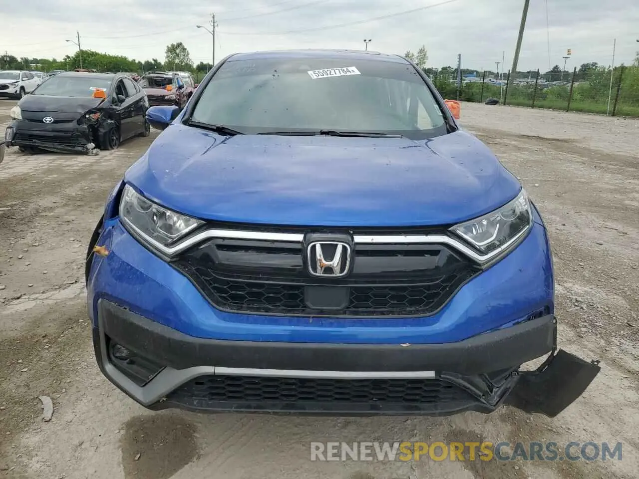 5 fotografías del automóvil dañado 7FARW2H56ME020329 HONDA CRV 2021