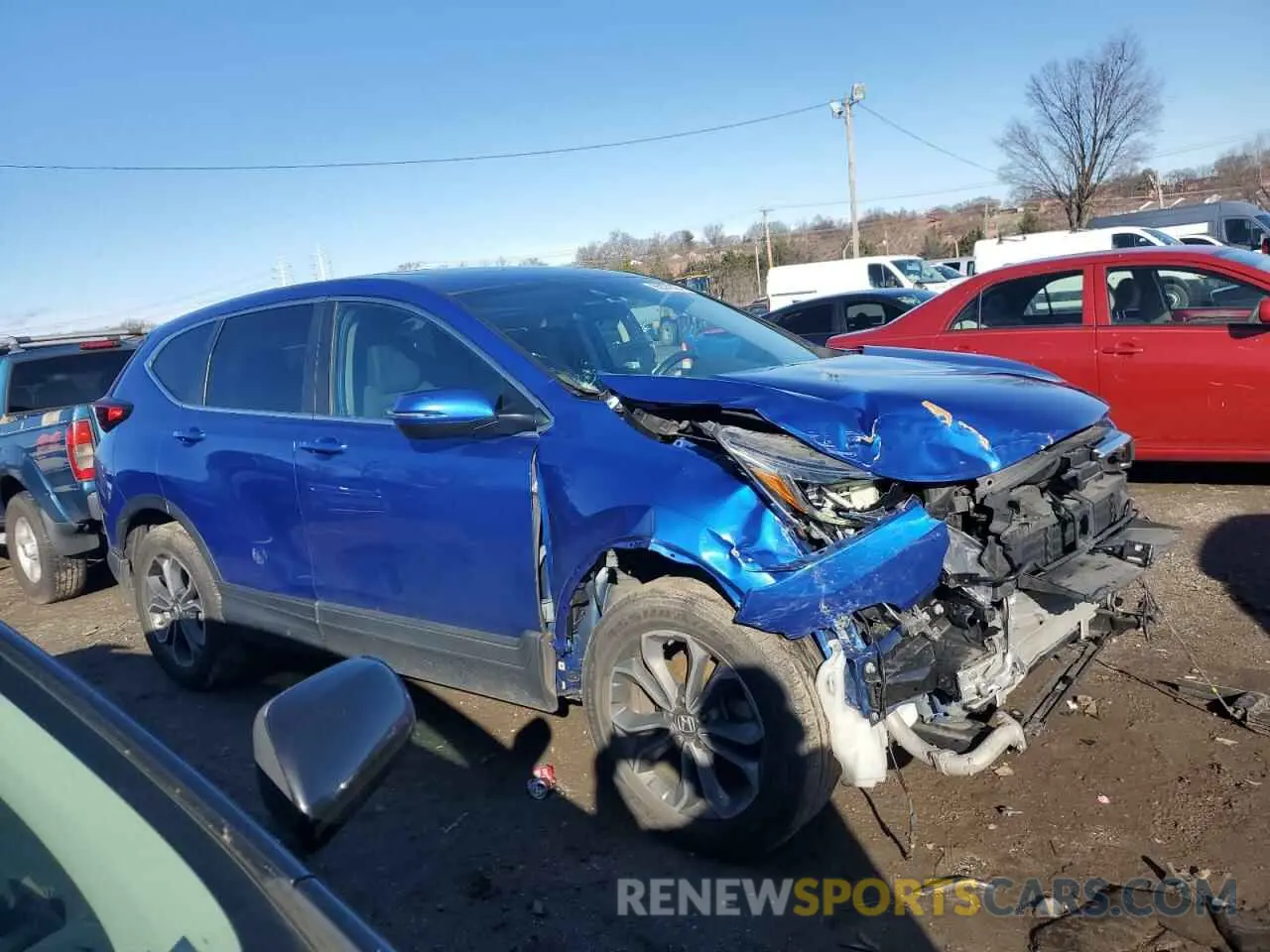 4 fotografías del automóvil dañado 7FARW2H59ME011723 HONDA CRV 2021