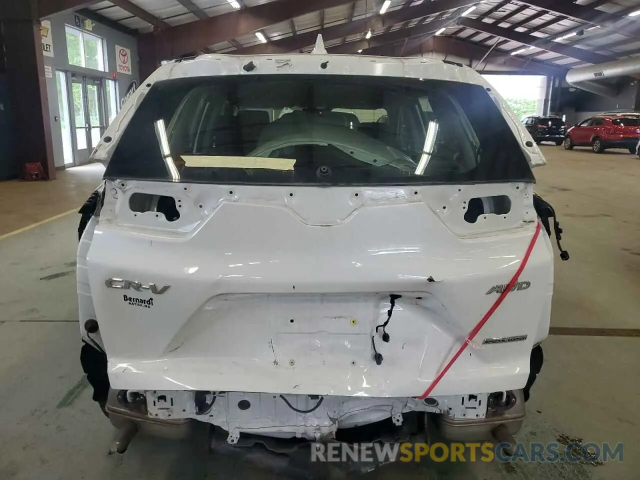 6 fotografías del automóvil dañado 7FARW2H71ME024855 HONDA CRV 2021
