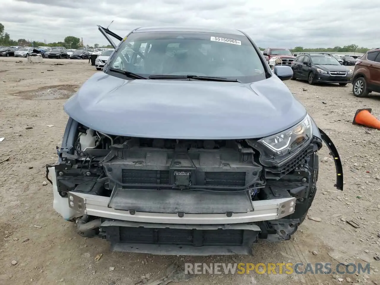 5 fotografías del automóvil dañado 7FARW2H76ME031204 HONDA CRV 2021