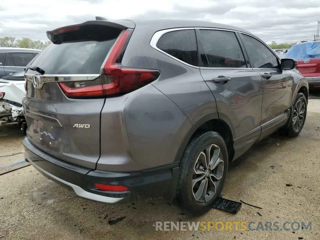 3 fotografías del automóvil dañado 7FARW2H81ME020278 HONDA CRV 2021