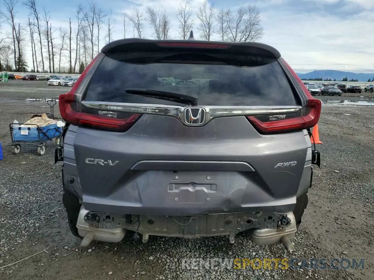 6 fotografías del automóvil dañado 7FARW2H84ME020758 HONDA CRV 2021
