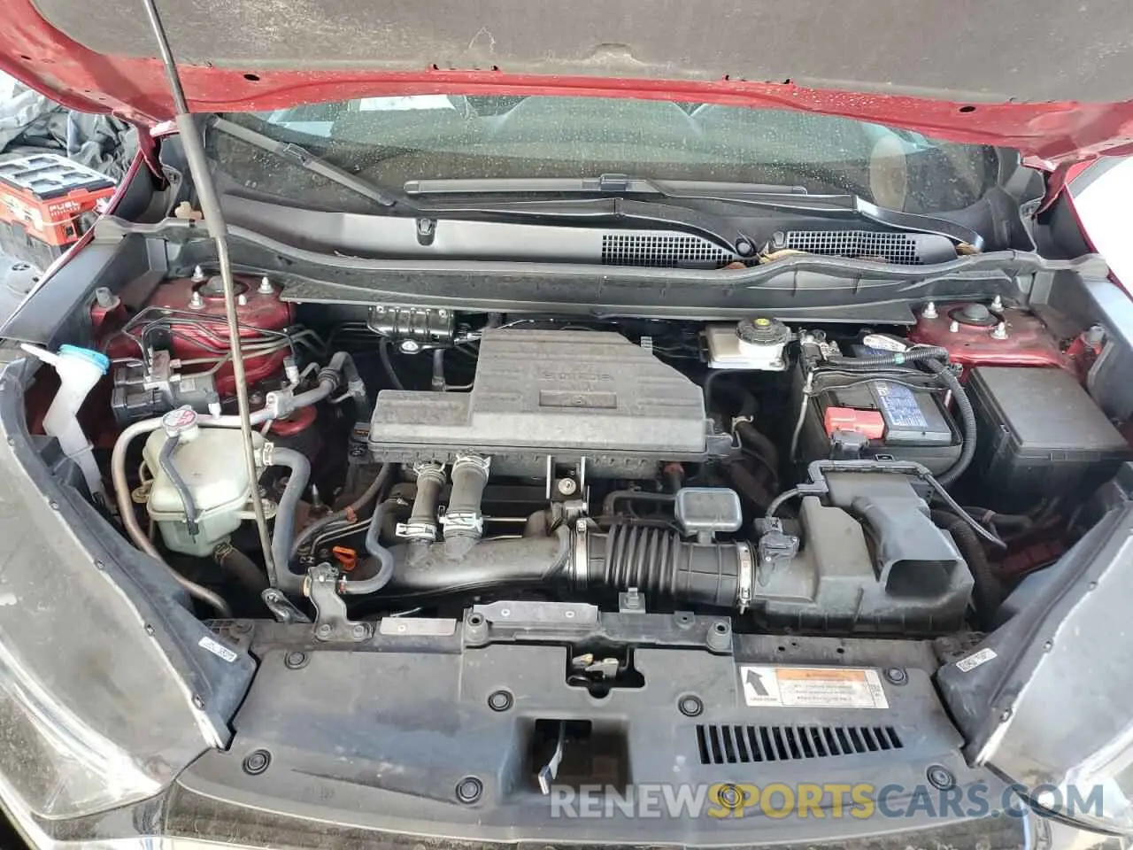 11 fotografías del automóvil dañado 2HKRW1H7XNH401031 HONDA CRV 2022