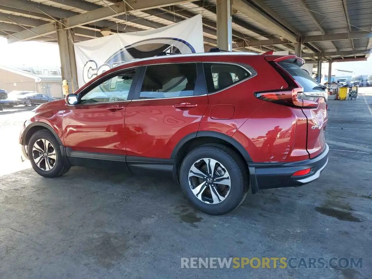 2 fotografías del automóvil dañado 2HKRW1H7XNH401031 HONDA CRV 2022