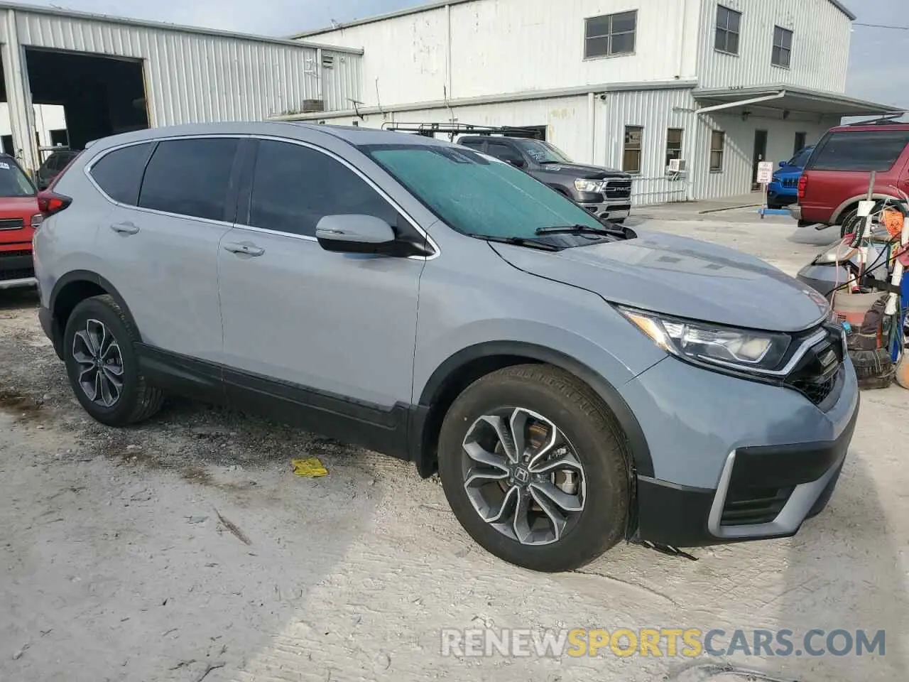 4 fotografías del automóvil dañado 2HKRW1H87NH404574 HONDA CRV 2022