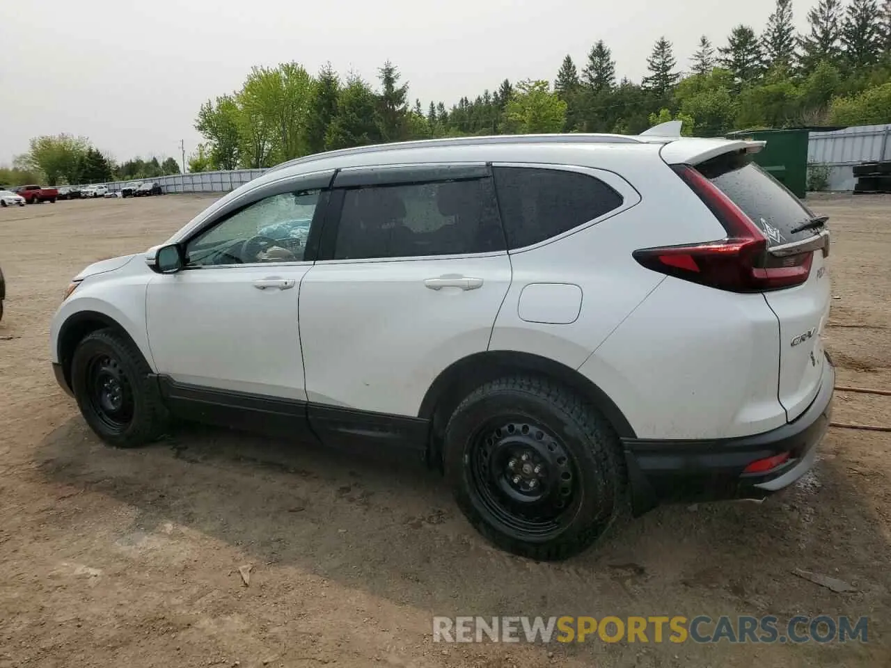 2 fotografías del automóvil dañado 2HKRW2H46NH217989 HONDA CRV 2022