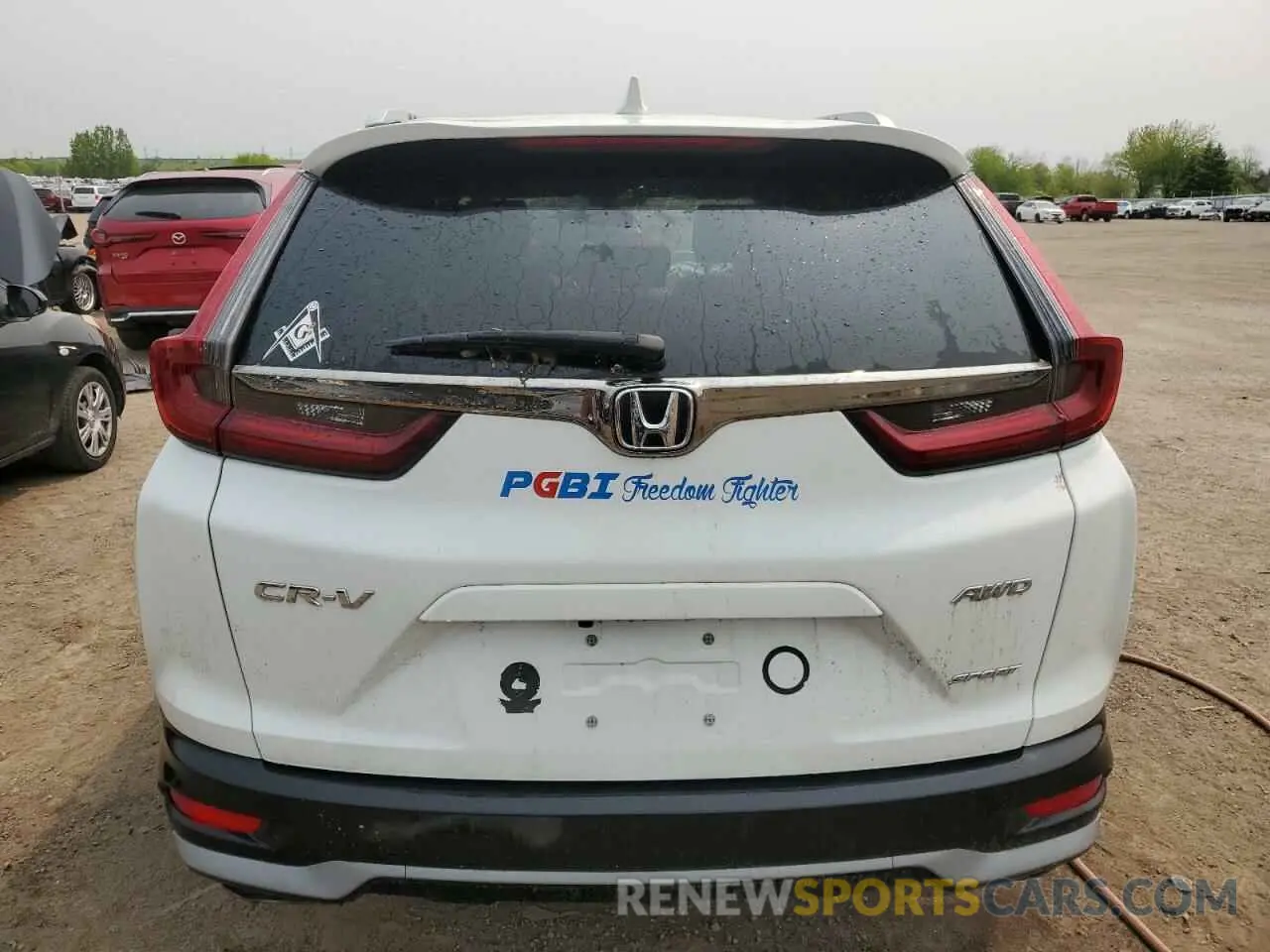 6 fotografías del automóvil dañado 2HKRW2H46NH217989 HONDA CRV 2022