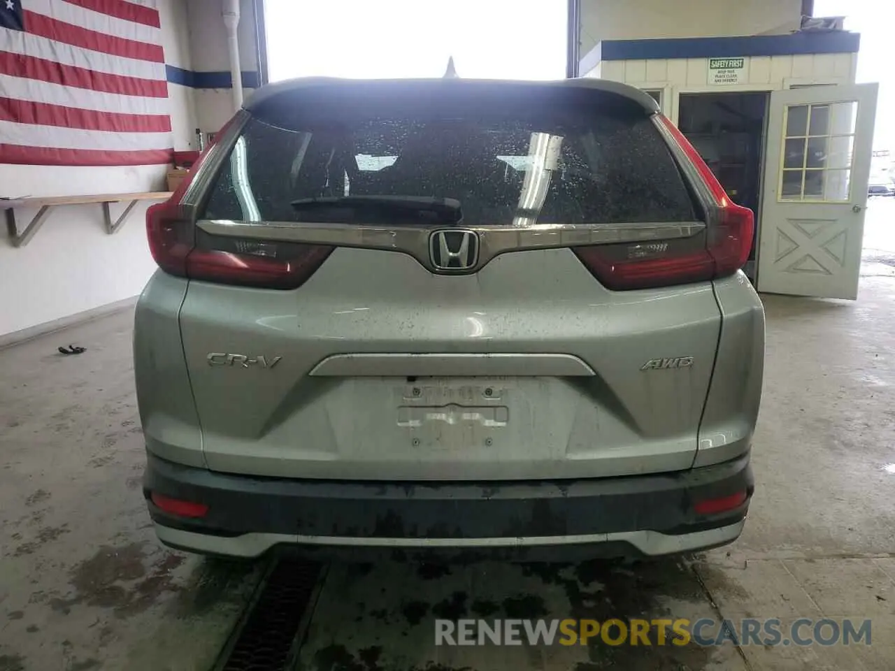 6 fotografías del automóvil dañado 2HKRW2H51NH615586 HONDA CRV 2022