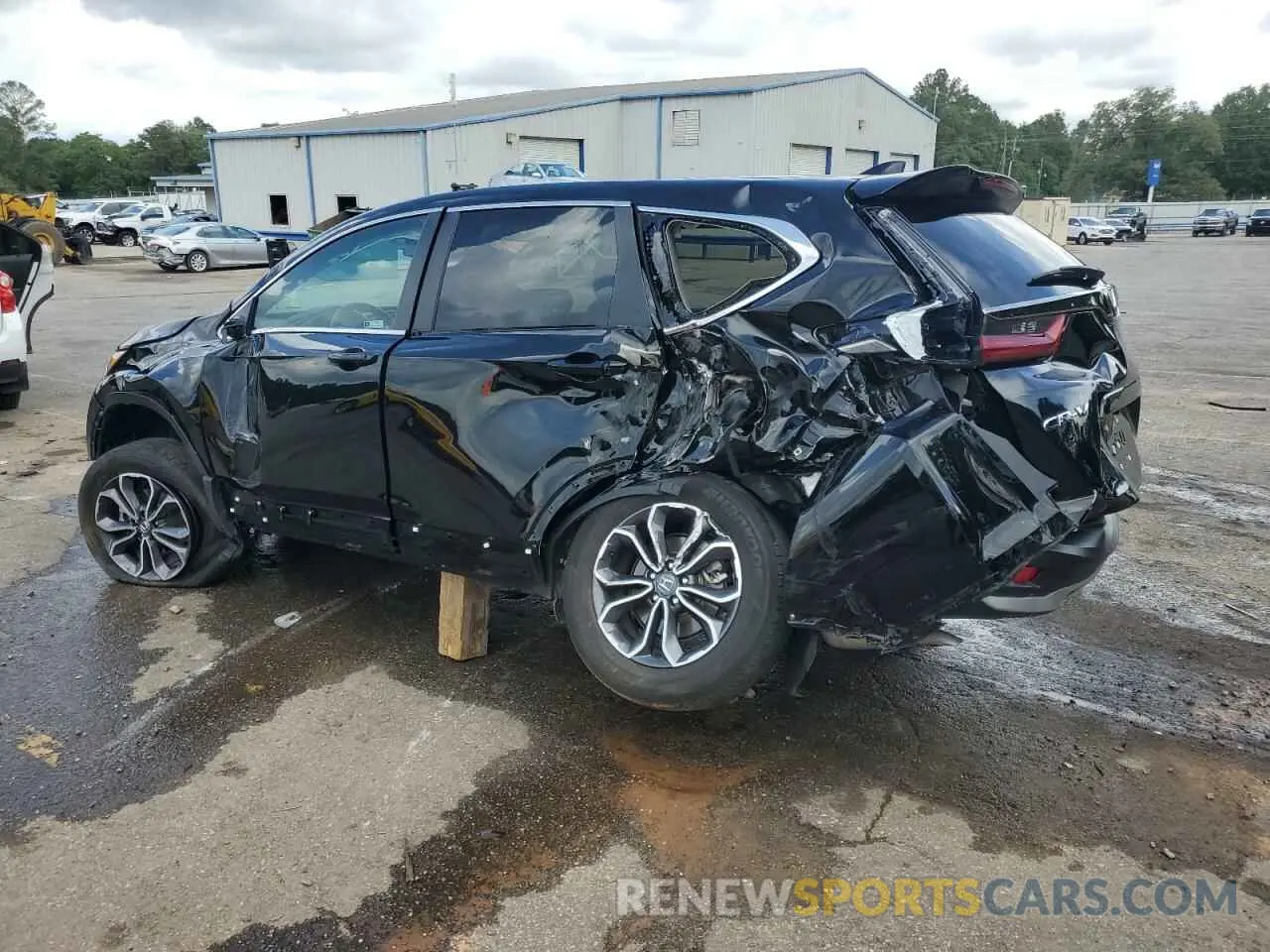 2 fotografías del automóvil dañado 2HKRW2H52NH622062 HONDA CRV 2022