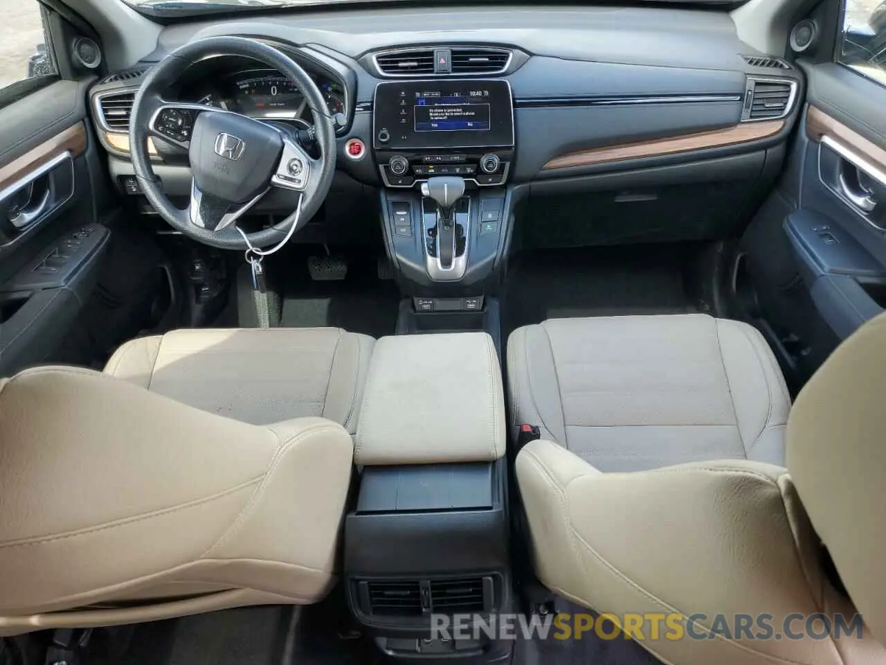 8 fotografías del automóvil dañado 2HKRW2H52NH622062 HONDA CRV 2022