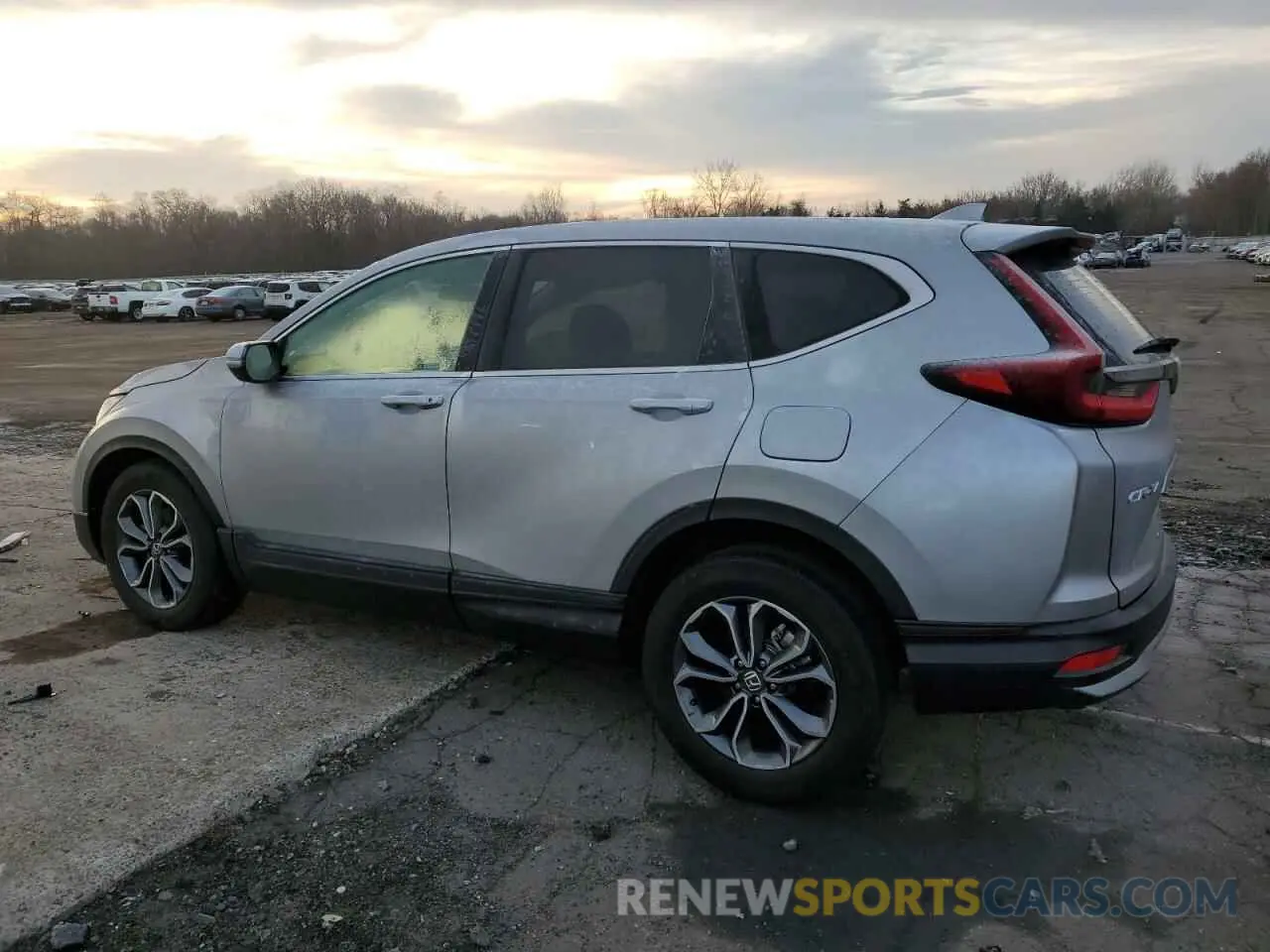 2 fotografías del automóvil dañado 2HKRW2H55NH669876 HONDA CRV 2022