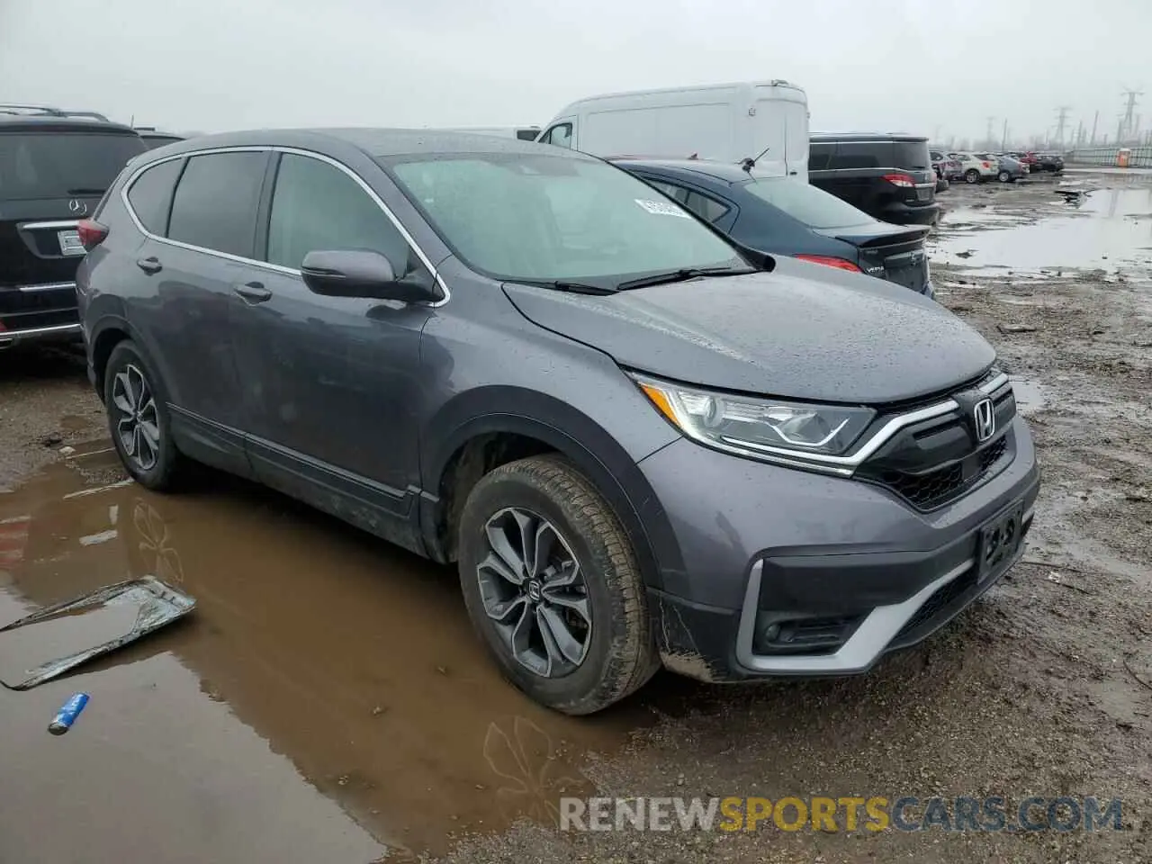4 fotografías del automóvil dañado 2HKRW2H56NH634327 HONDA CRV 2022