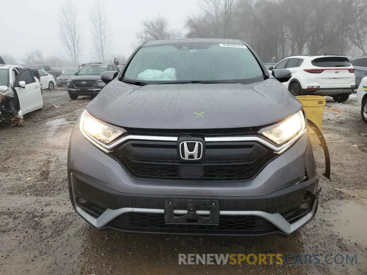 5 fotografías del automóvil dañado 2HKRW2H58NH643045 HONDA CRV 2022