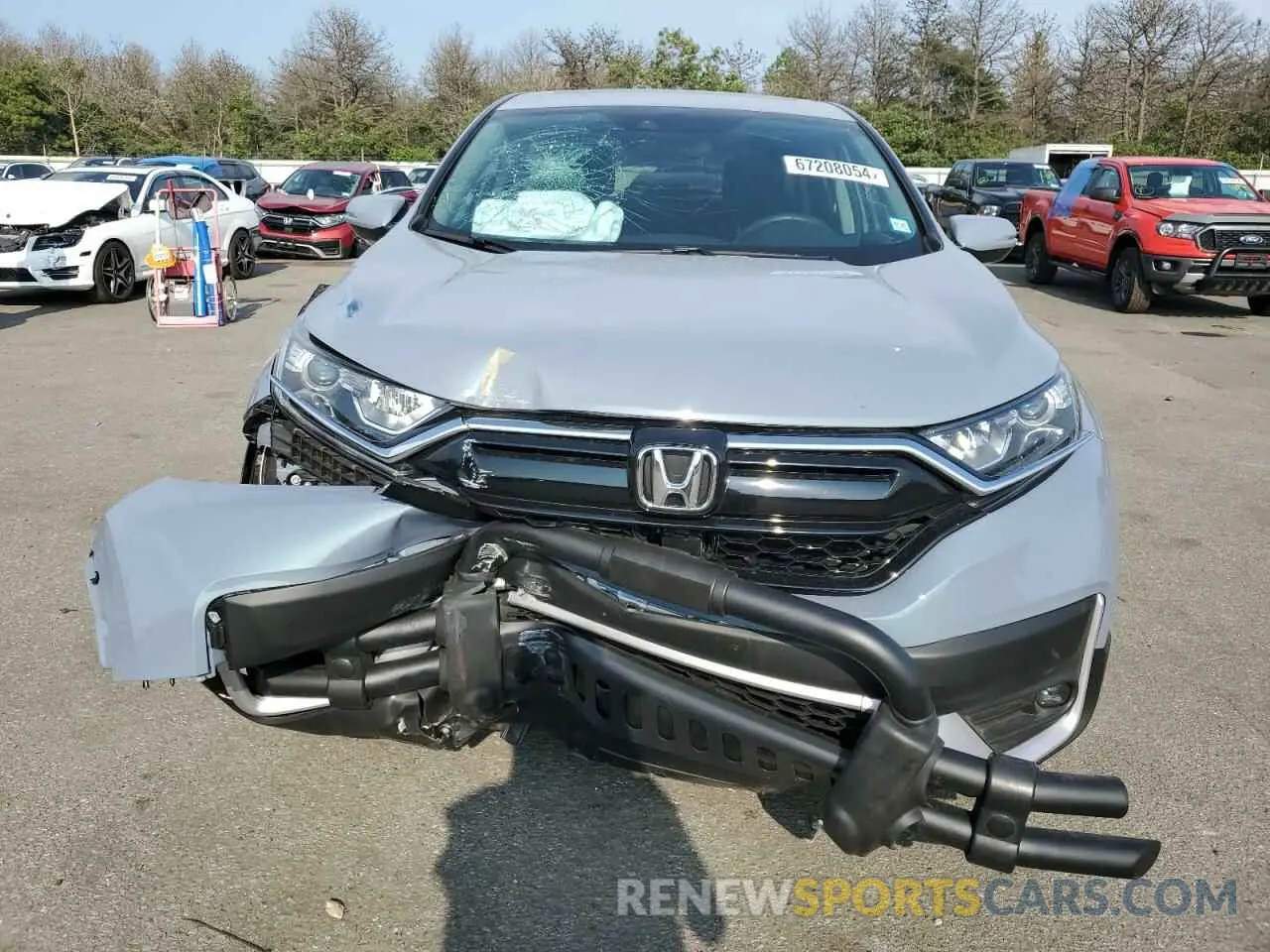 5 fotografías del automóvil dañado 2HKRW2H5XNH621015 HONDA CRV 2022