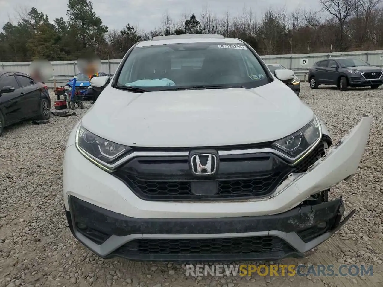 5 fotografías del automóvil dañado 2HKRW2H5XNH626926 HONDA CRV 2022