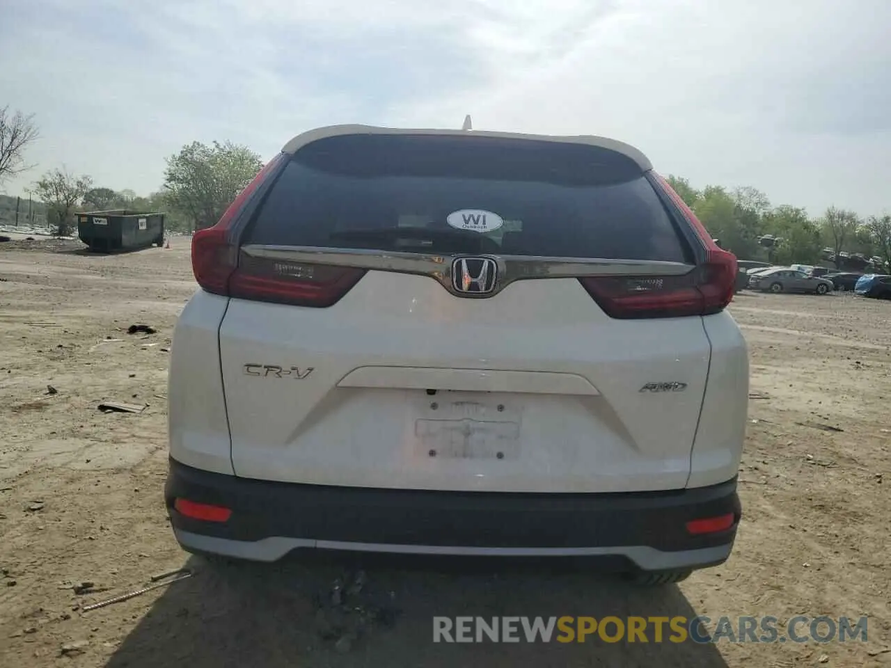 6 fotografías del automóvil dañado 2HKRW2H5XNH631804 HONDA CRV 2022