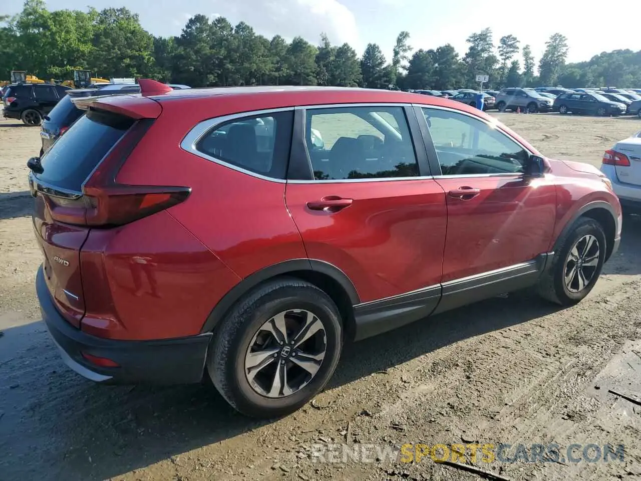 3 fotografías del automóvil dañado 2HKRW2H70NH640674 HONDA CRV 2022