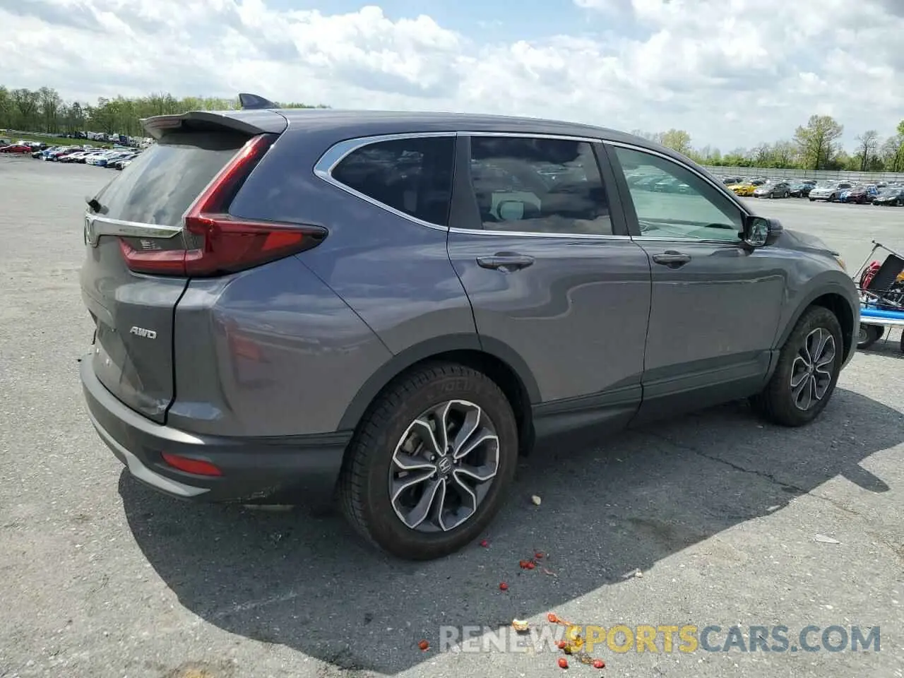 3 fotografías del automóvil dañado 2HKRW2H80NH602550 HONDA CRV 2022