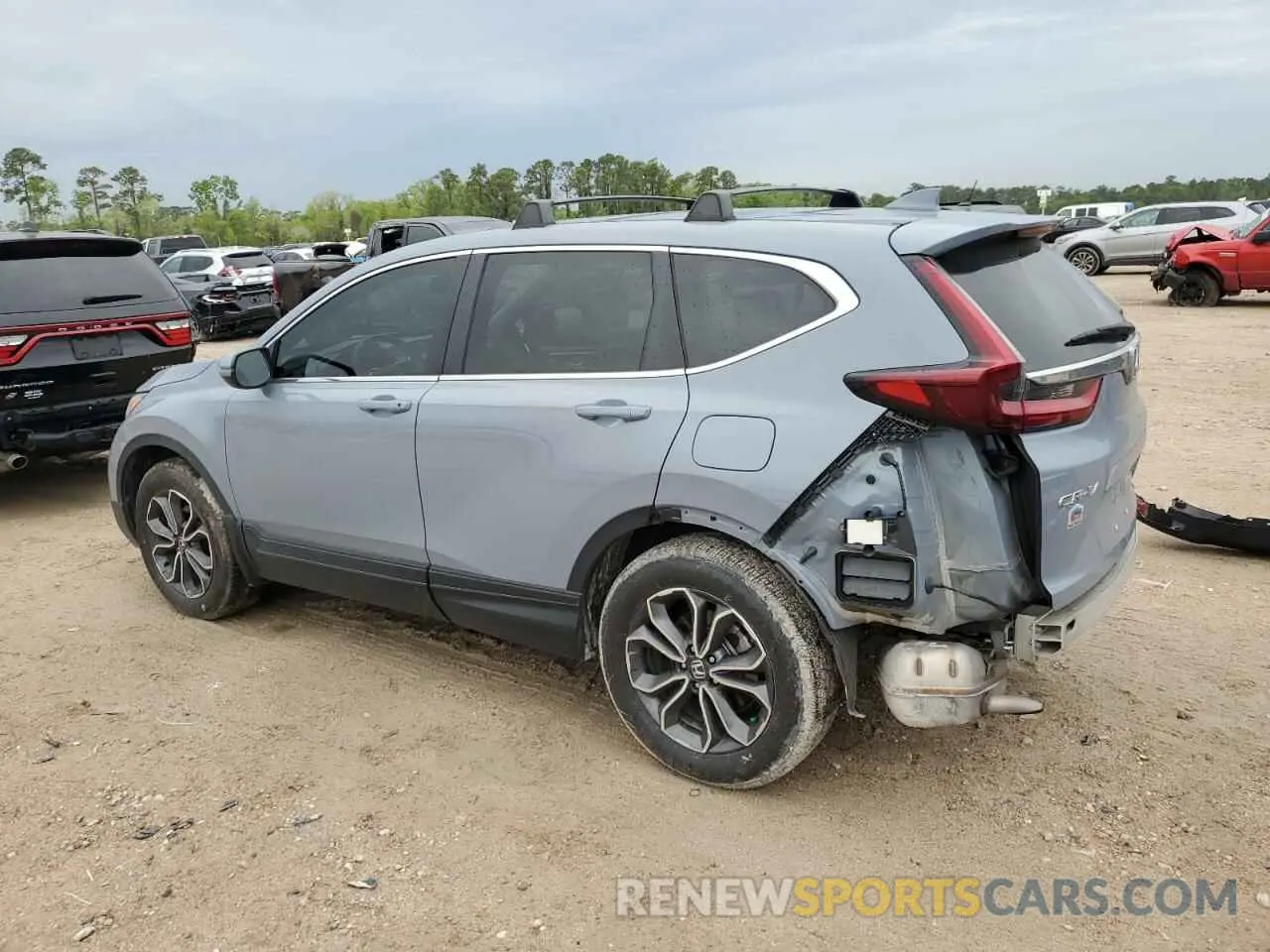 2 fotografías del automóvil dañado 2HKRW2H80NH602905 HONDA CRV 2022