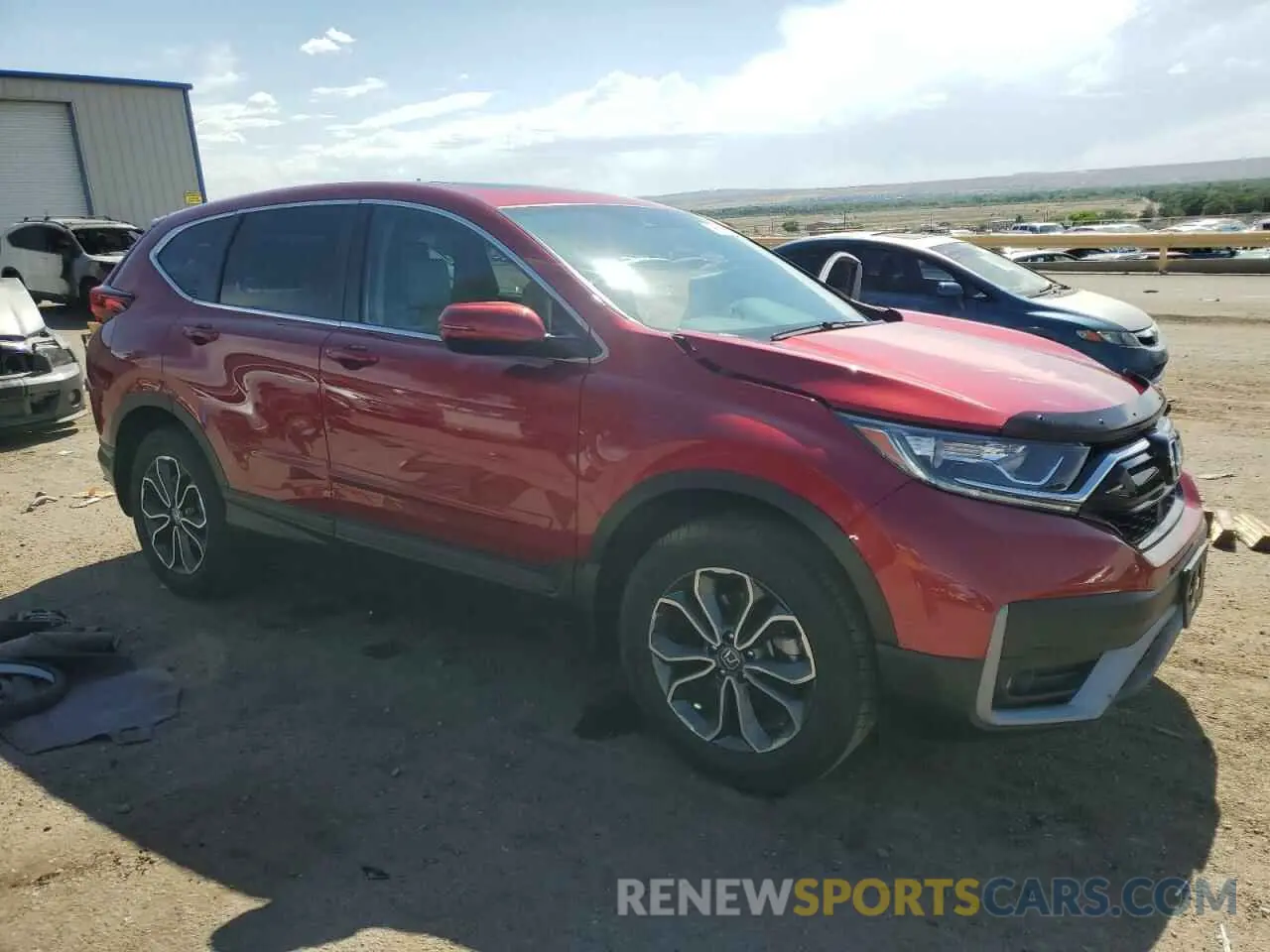 4 fotografías del automóvil dañado 2HKRW2H81NH610253 HONDA CRV 2022