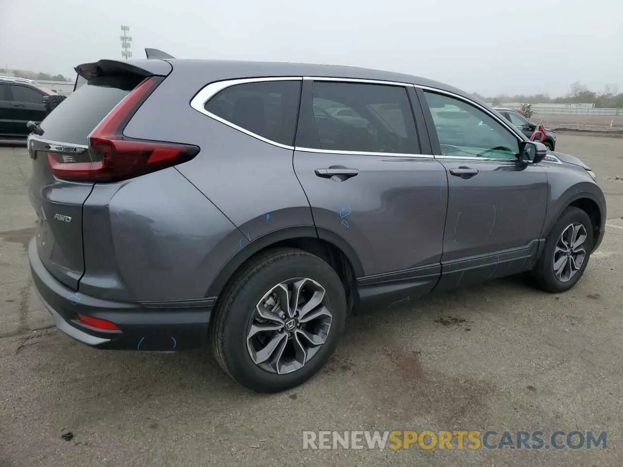 3 fotografías del automóvil dañado 2HKRW2H81NH629773 HONDA CRV 2022
