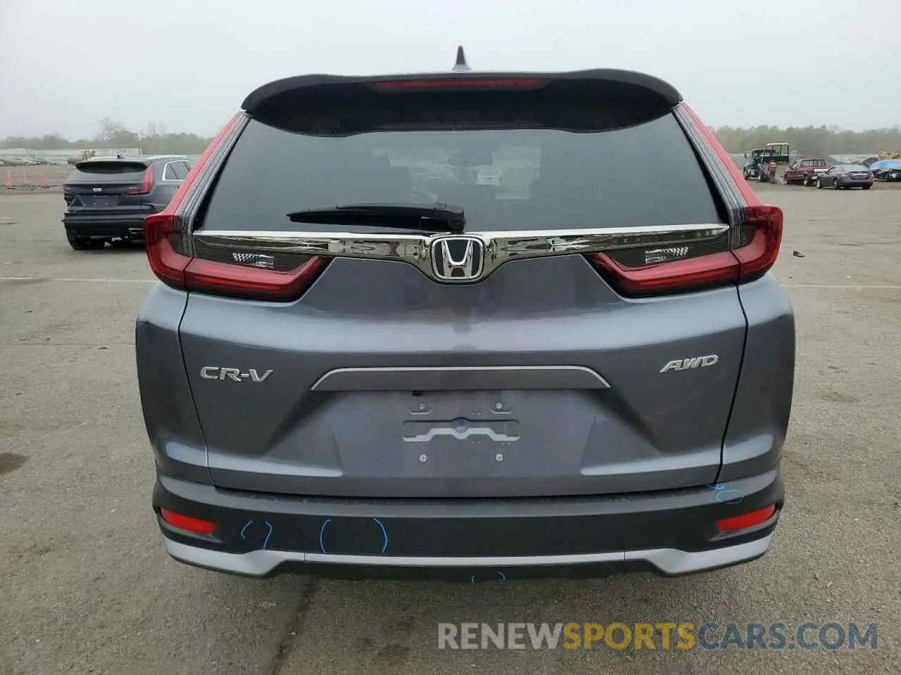 6 fotografías del automóvil dañado 2HKRW2H81NH629773 HONDA CRV 2022