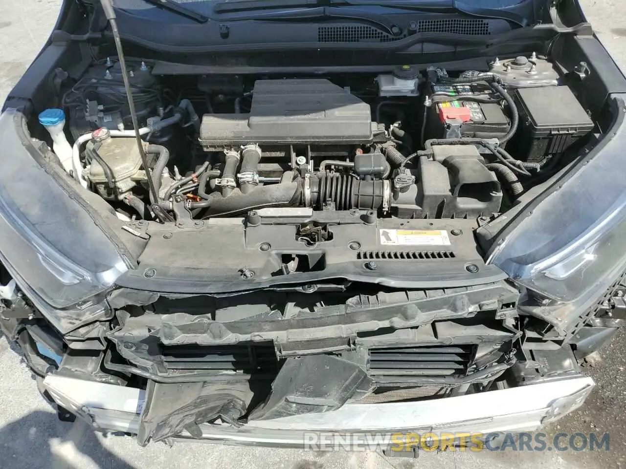12 fotografías del automóvil dañado 2HKRW2H81NH665303 HONDA CRV 2022