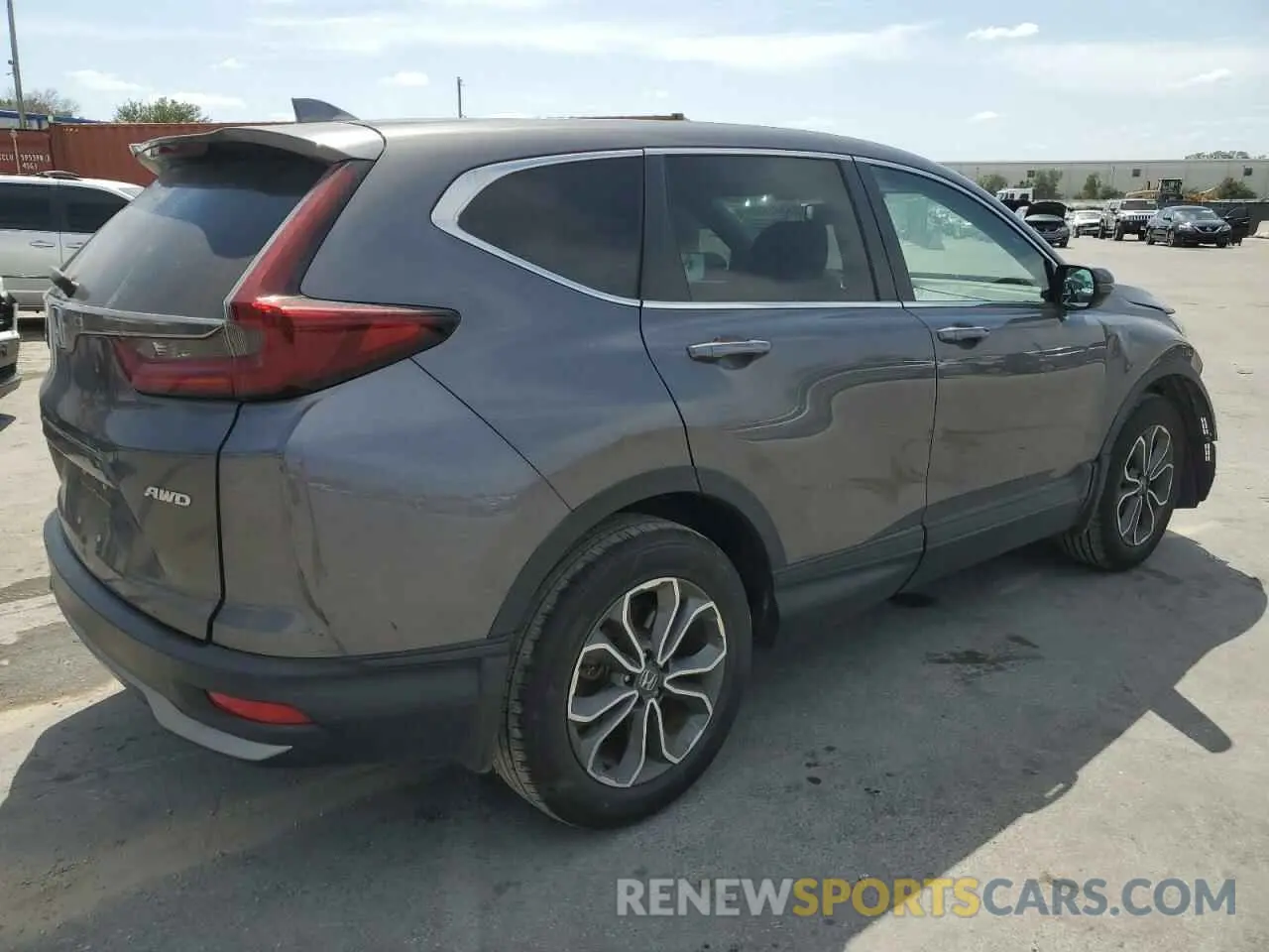 3 fotografías del automóvil dañado 2HKRW2H81NH665303 HONDA CRV 2022