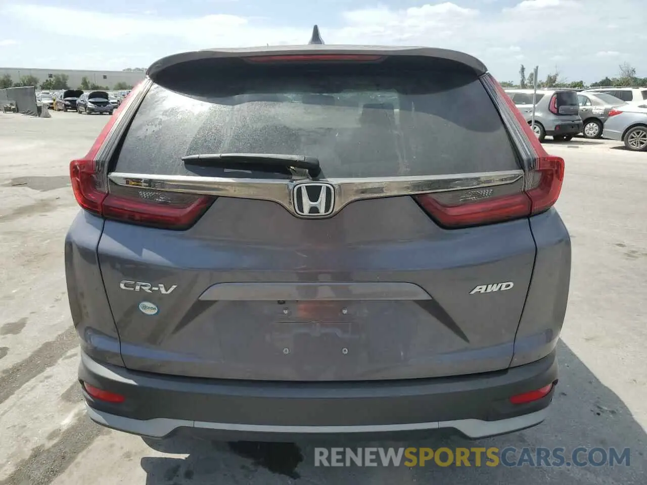 6 fotografías del automóvil dañado 2HKRW2H81NH665303 HONDA CRV 2022