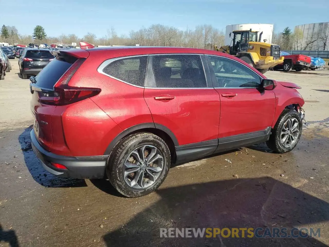 3 fotografías del automóvil dañado 2HKRW2H82NH610567 HONDA CRV 2022