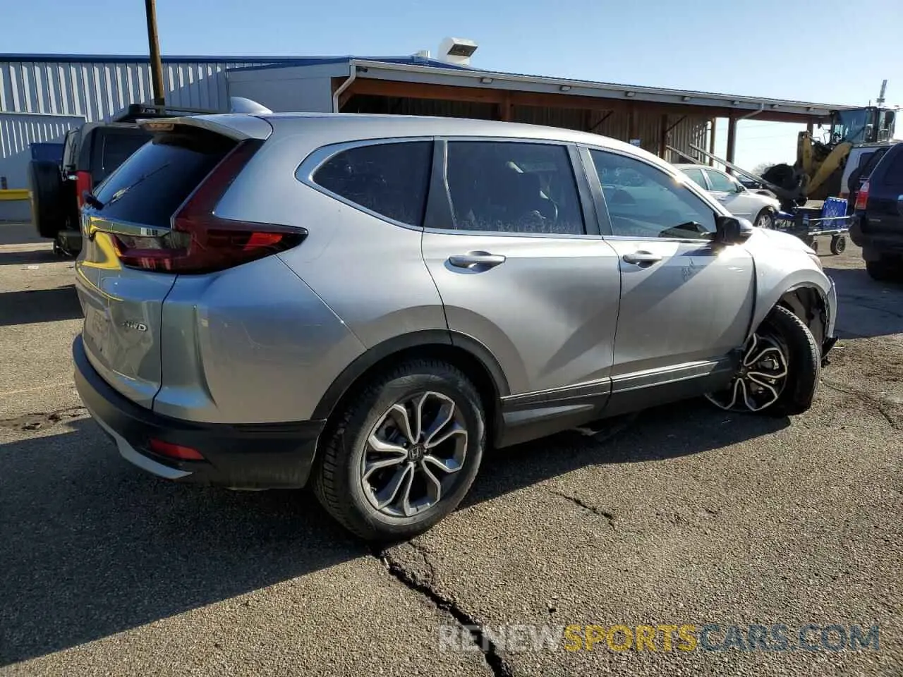 3 fotografías del automóvil dañado 2HKRW2H82NH660174 HONDA CRV 2022