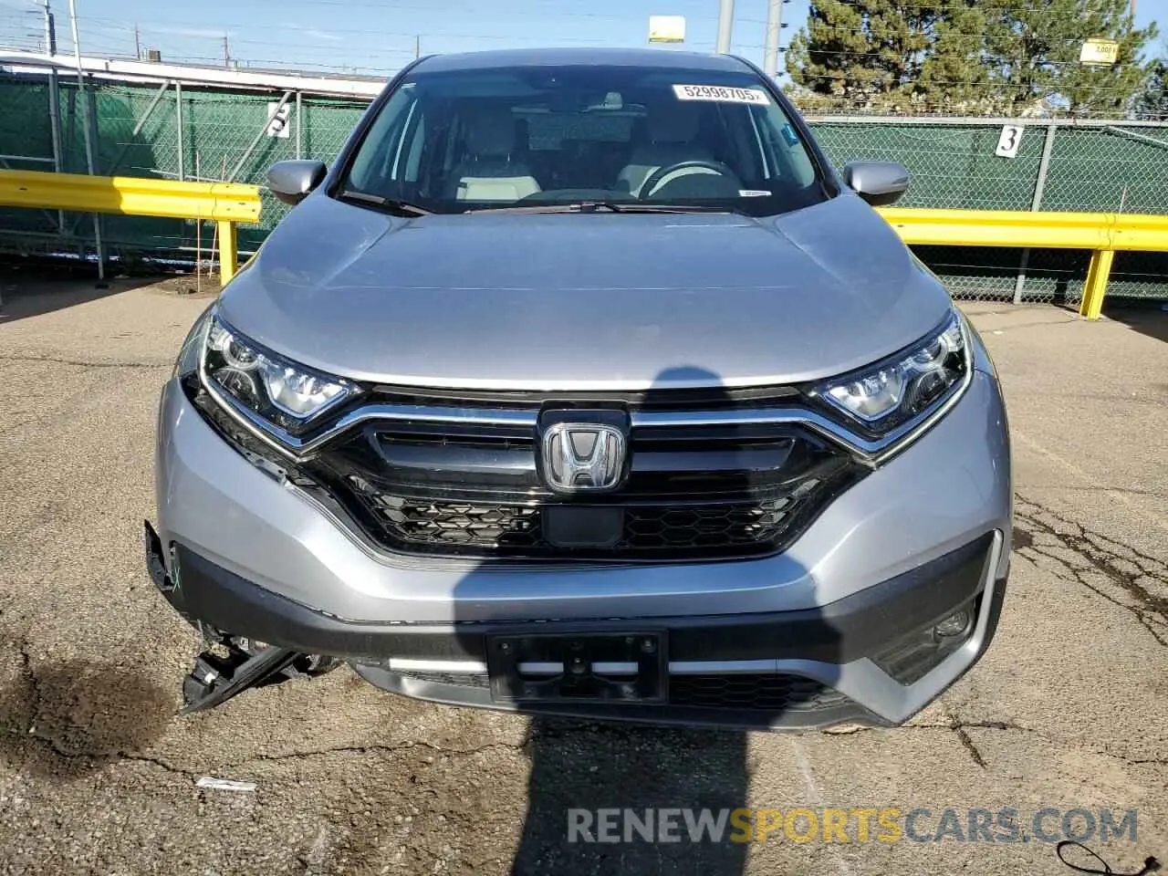 5 fotografías del automóvil dañado 2HKRW2H82NH660174 HONDA CRV 2022
