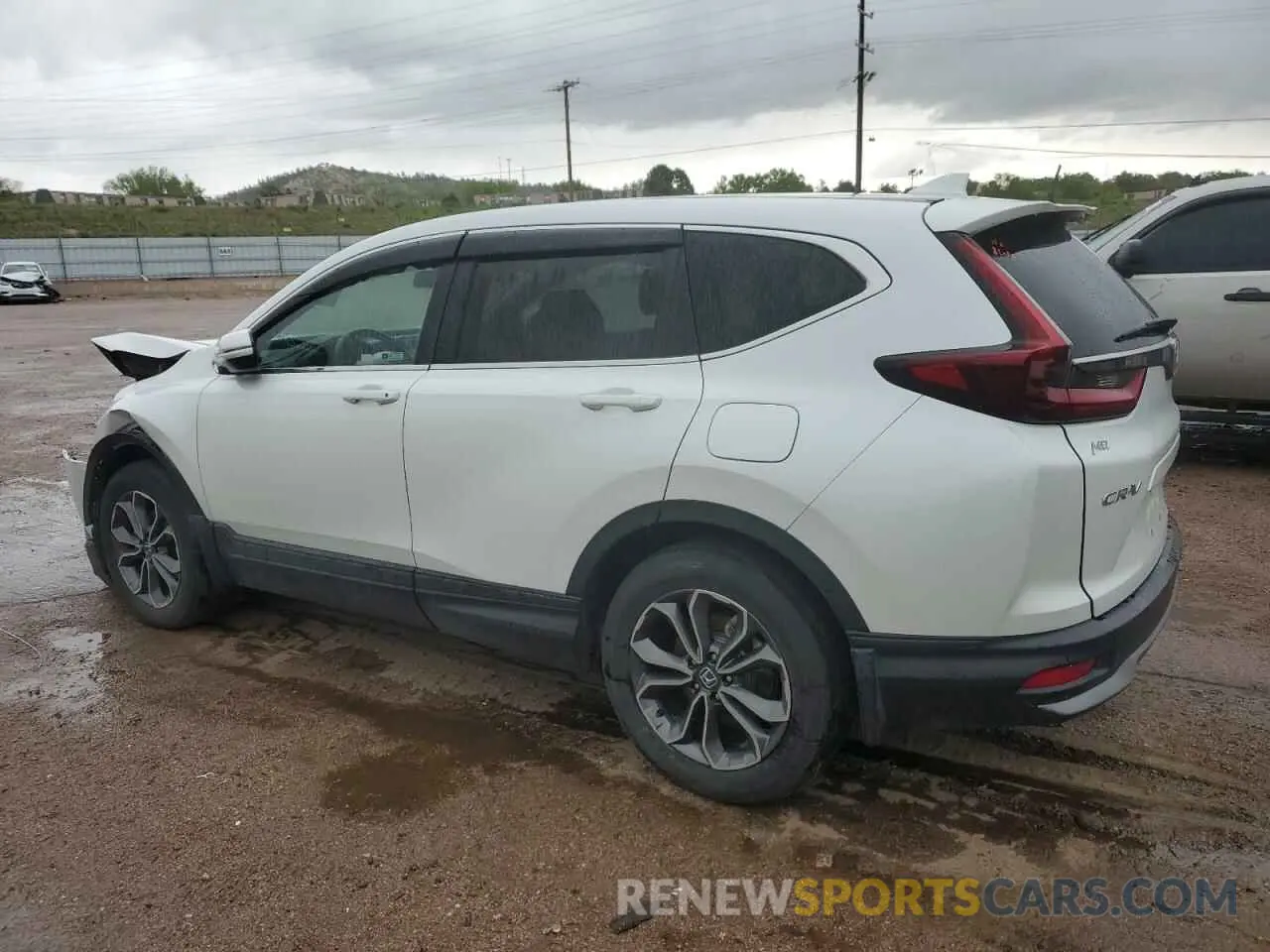 2 fotografías del automóvil dañado 2HKRW2H83NH639530 HONDA CRV 2022
