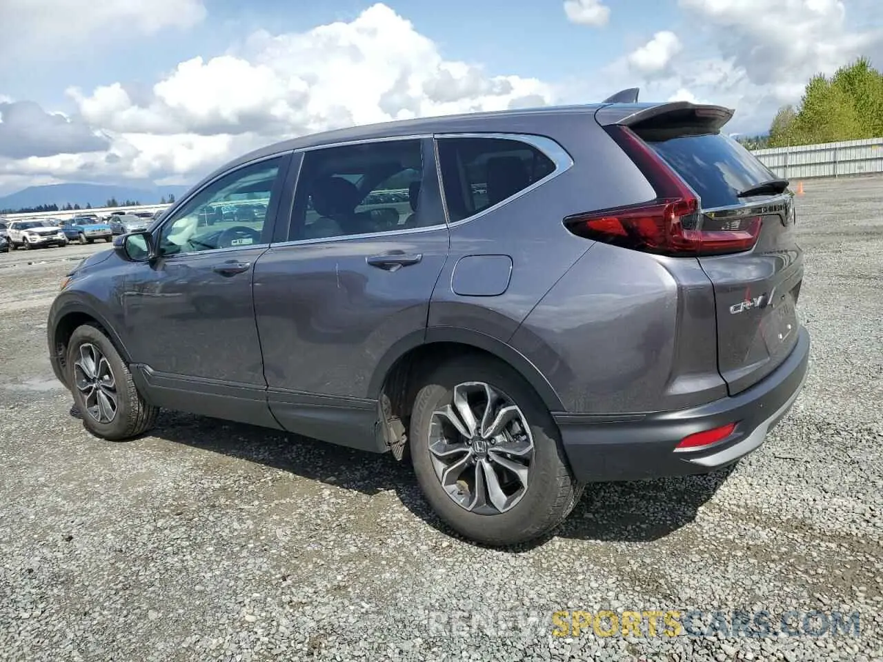 2 fotografías del automóvil dañado 2HKRW2H84NH670057 HONDA CRV 2022