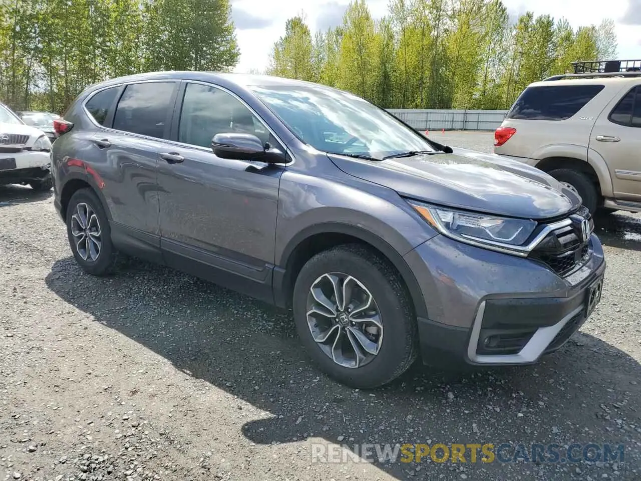 4 fotografías del automóvil dañado 2HKRW2H84NH670057 HONDA CRV 2022