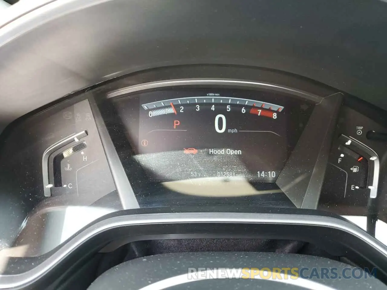 9 fotografías del automóvil dañado 2HKRW2H84NH670057 HONDA CRV 2022