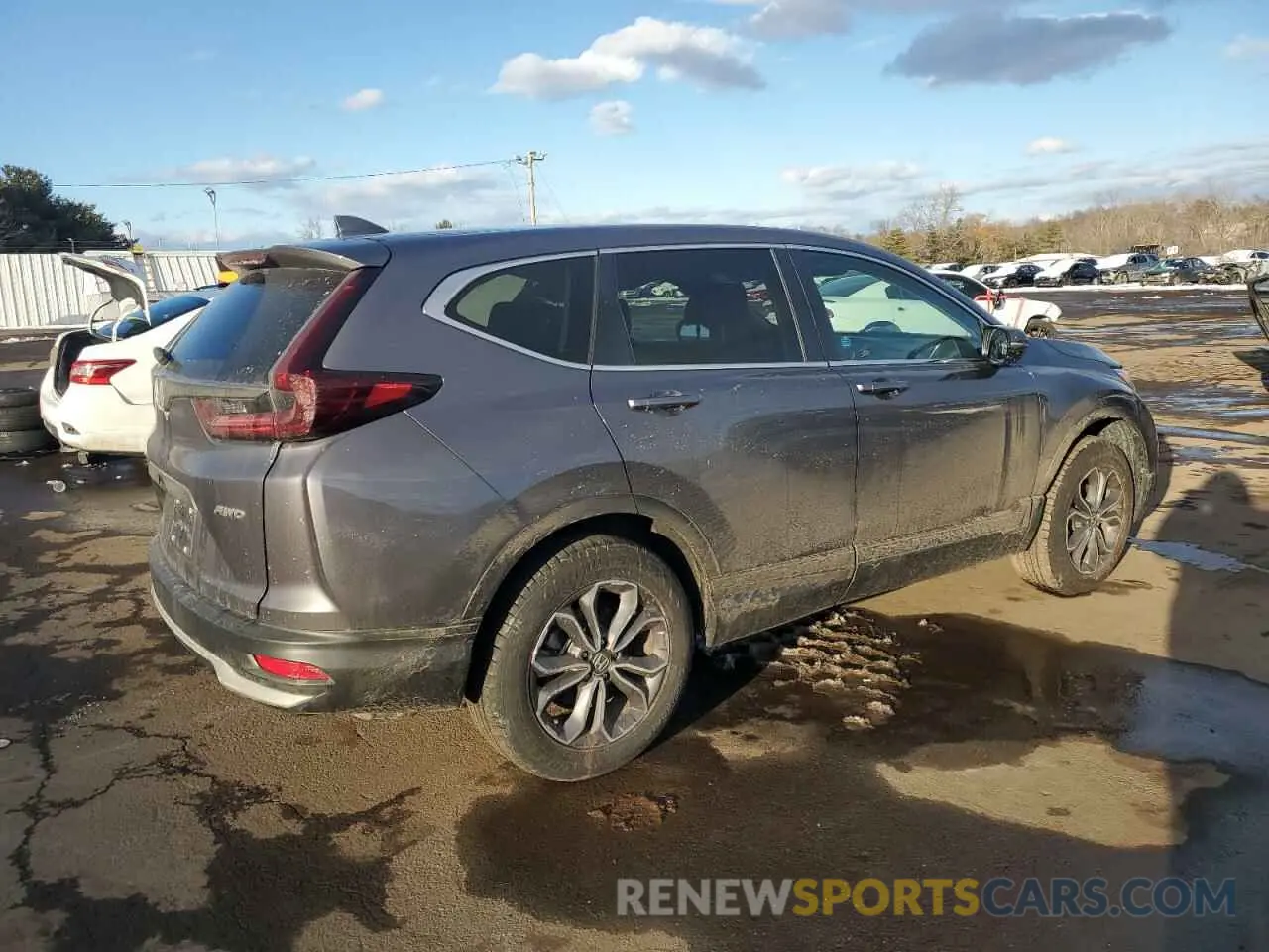 3 fotografías del automóvil dañado 2HKRW2H86NH627565 HONDA CRV 2022