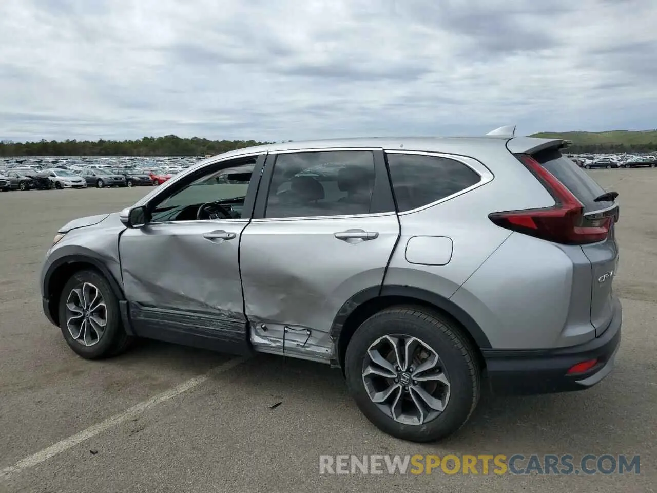 2 fotografías del automóvil dañado 2HKRW2H86NH665376 HONDA CRV 2022