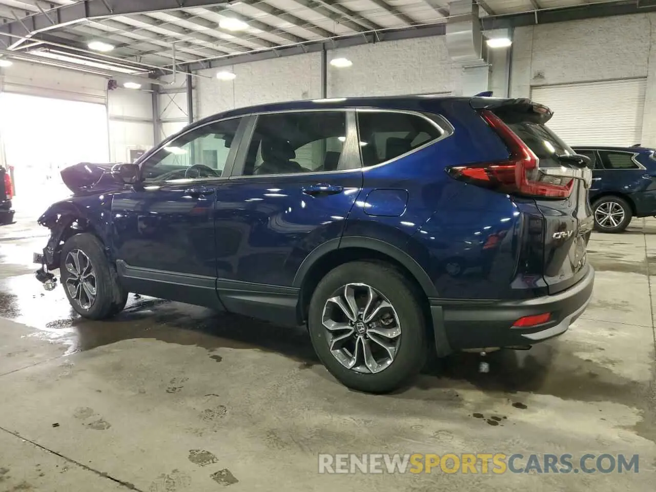 2 fotografías del automóvil dañado 2HKRW2H87NH642382 HONDA CRV 2022