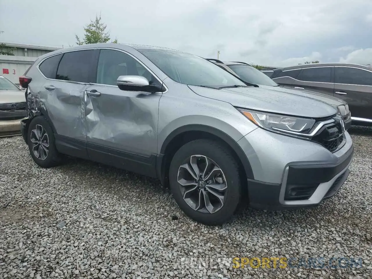 4 fotografías del automóvil dañado 2HKRW2H87NH653270 HONDA CRV 2022