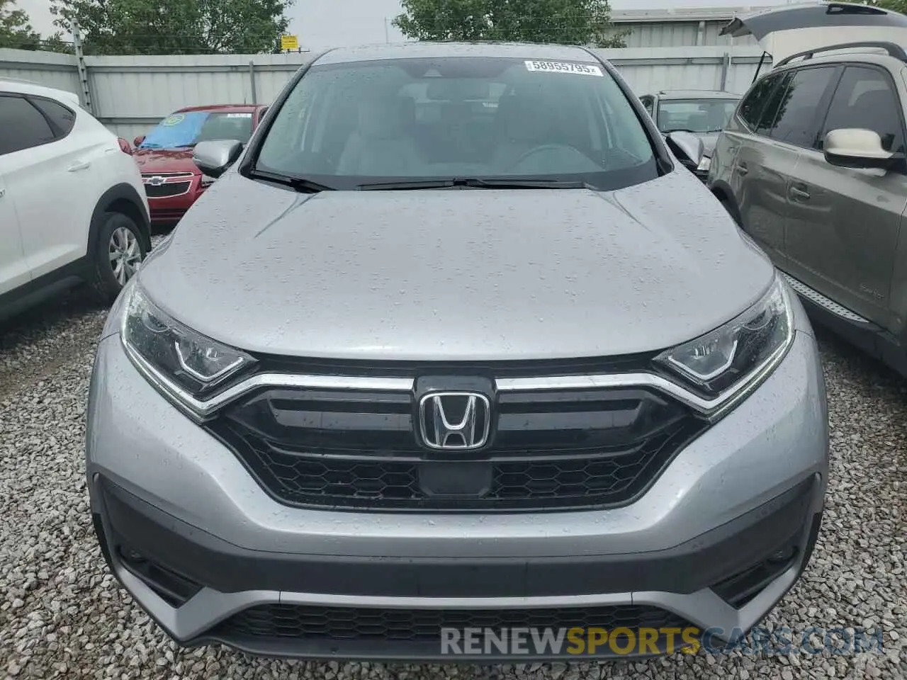 5 fotografías del automóvil dañado 2HKRW2H87NH653270 HONDA CRV 2022