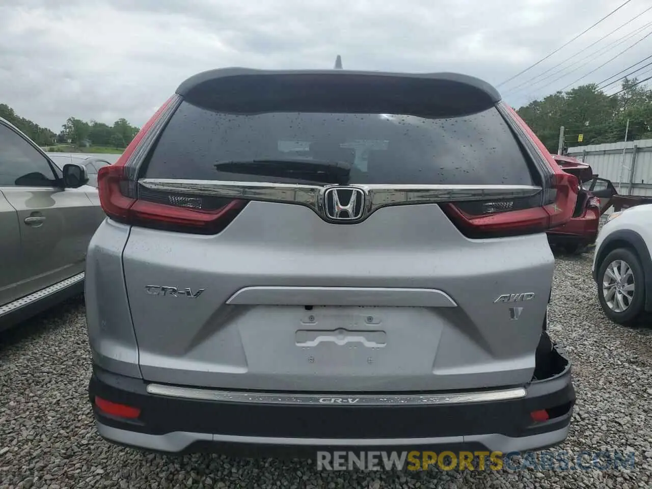 6 fotografías del automóvil dañado 2HKRW2H87NH653270 HONDA CRV 2022