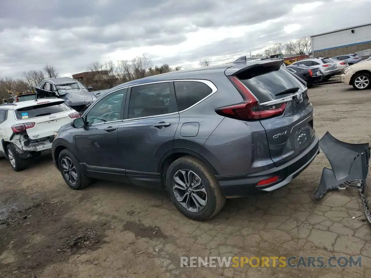 2 fotografías del automóvil dañado 2HKRW2H88NH671504 HONDA CRV 2022